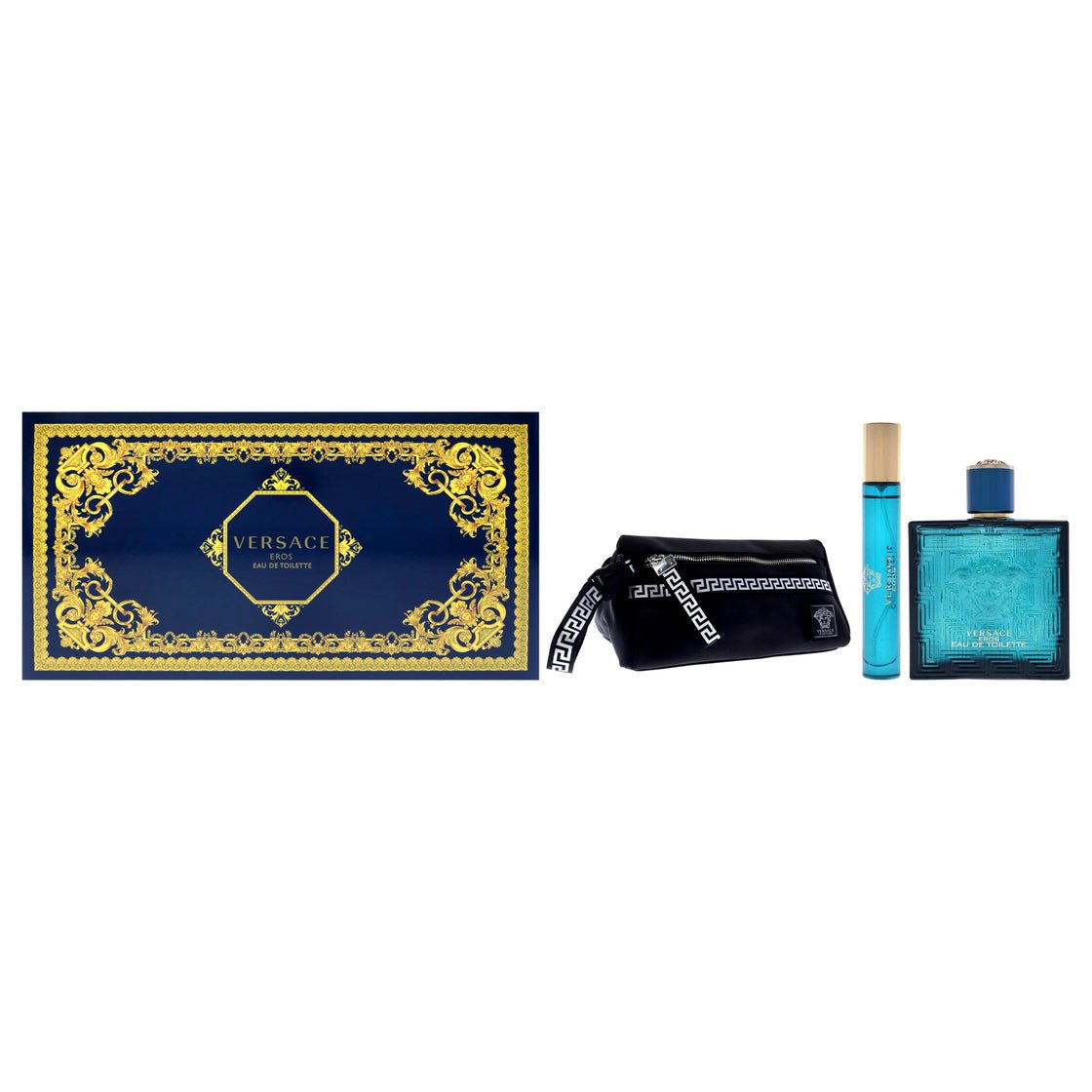 Versace Eros Christmas Set 3 Pieces Coffret (Coffret) Mixte 100ml - Maison des fragrances