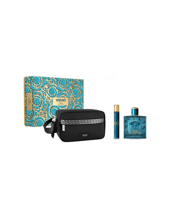 Versace Eros Christmas Set 3 Pieces Coffret (Coffret) Mixte 100ml - Maison des fragrances