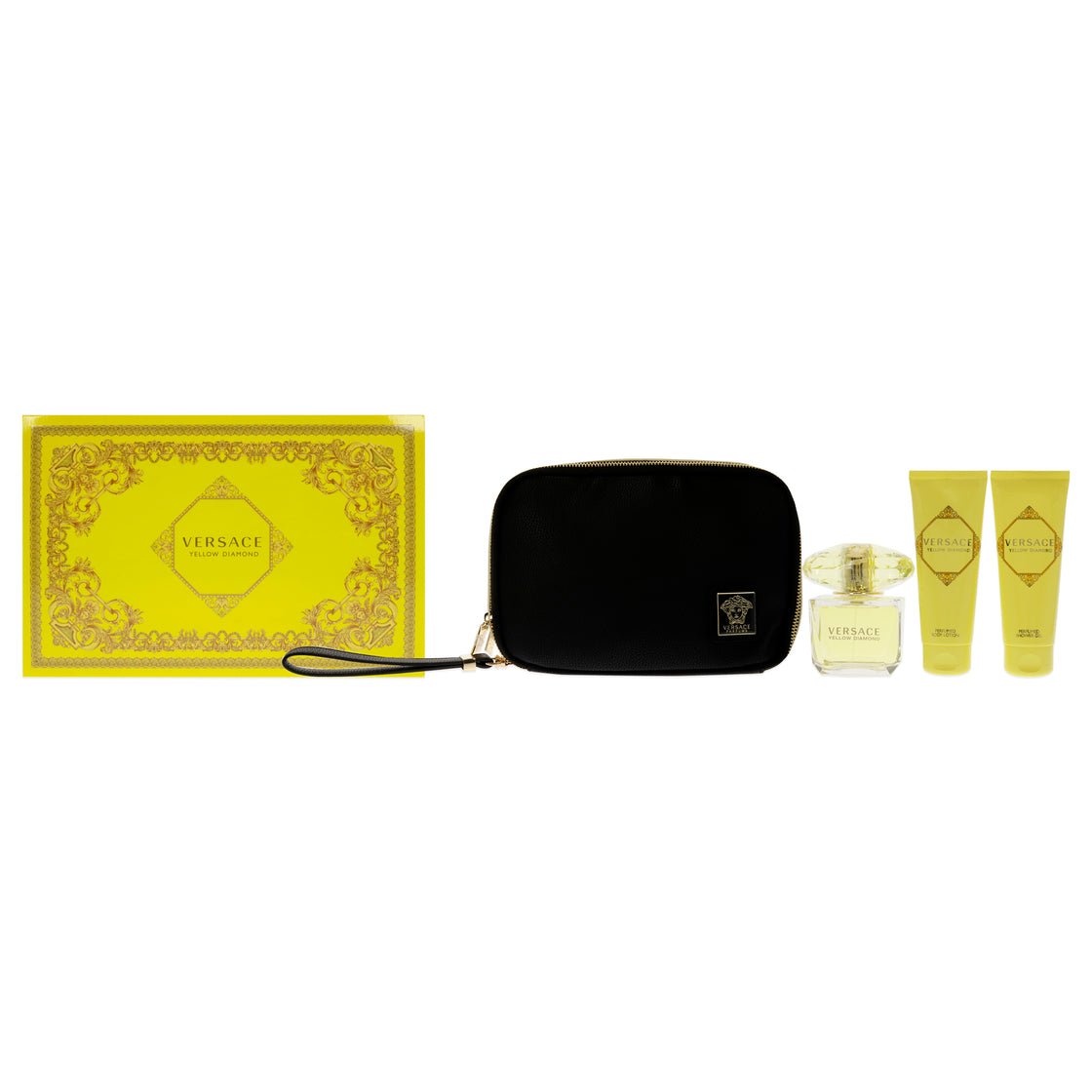 Versace Yellow Diamond Gift Set 4 Pieces Coffret (Coffret) Mixte - Maison des fragrances