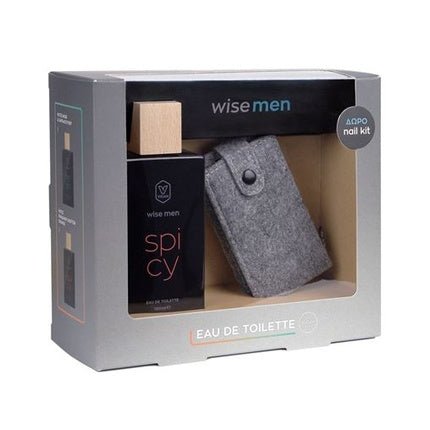 Vican Wise Men Promo Pack Eau De Toilette Spicy 100ml & Nail Care Set - Maison des fragrances