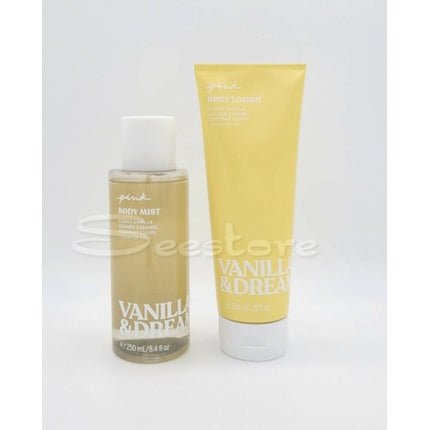 Victoria's Secret Pink Vanilla Dreamy Body Mist and Body Lotion - Maison des fragrances