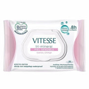 VITESSE TRI - MINERAL Sensitive Skin Makeup Remover Wipes 25 Count - Maison des fragrances