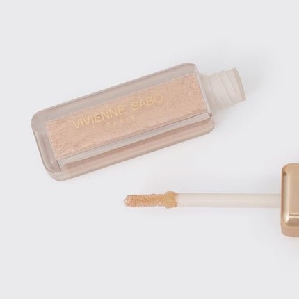 Vivienne Sabo Liquid Eyeshadow Artiste 24/7 Shimmering with Golden Glitter - Maison des fragrances