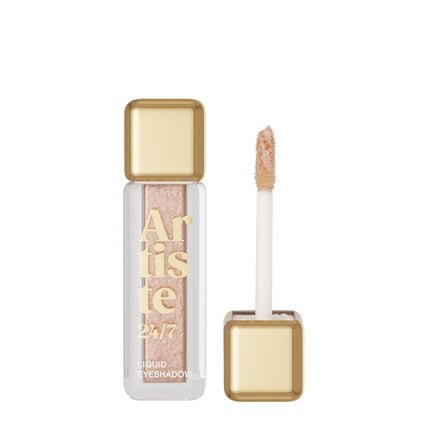 Vivienne Sabo Liquid Eyeshadow Artiste 24/7 Shimmering with Golden Glitter - Maison des fragrances