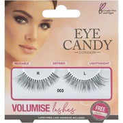 Volumise Style False Eyelashes Number 003 Black Natural Style - Maison des fragrances