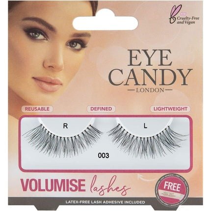 Volumise Style False Eyelashes Number 003 Black Natural Style - Maison des fragrances