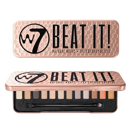 W7 Beat It! Natural Nudes Eye Colour Palette - Maison des fragrances
