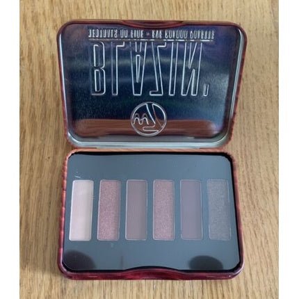 W7 Blazin' Eyeshadow Palette with 6 Shades - Maison des fragrances