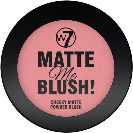 W7 Blusher Matte Me Blush On The Edge - Maison des fragrances