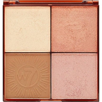 W7 Bronze Brilliance Bronze and Glow Palette Light/Medium - Maison des fragrances
