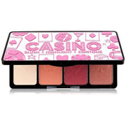 W7 Casino Blush Contour and Highlight Palette for Blushing and Contouring Needs - Maison des fragrances