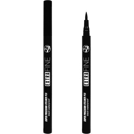 W7 Cosmetics Waterproof Automatic Felt Tip Eyeliner Pen Black - Maison des fragrances