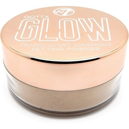 W7 Gotta Glow Translucent Luminous Setting Powder Fine Loose Powder - Maison des fragrances
