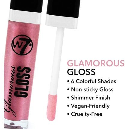 W7 Lip Gloss Glamorous Gloss Up All Night - Maison des fragrances