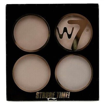 W7 Strobe Time It's Glow Time 4 Shimmering Powders Strobe Bronzer Blusher - Maison des fragrances