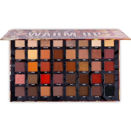 W7 Warm Up Pressed Pigment Palette 40 High Impact Warm Tone Colours - Maison des fragrances