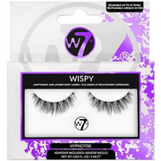 W7 Wispy Lashes Hypnotise False Fake Eyelashes Long Full Glue Included Black - Maison des fragrances