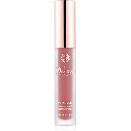 Wakeup Cosmetics Milano Petal Veil Liquid Lipstick 4ml No. 04 Sunny Coral - Maison des fragrances