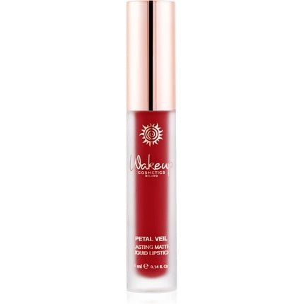 Wakeup Cosmetics Milano Petal Veil Liquid Lipstick 4ml No. 06 Cherry Red - Maison des fragrances