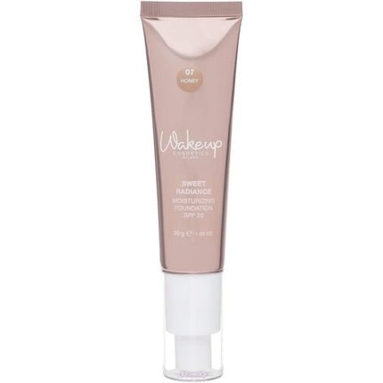 Wakeup Cosmetics Milano Sweet Radiance Moisturizing Fluid Foundation SPF20 30g No. 03 Peach Rose - Maison des fragrances