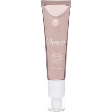 Wakeup Cosmetics Milano Sweet Radiance Moisturizing Fluid Foundation with SPF20 No. 5 Natural Beige - Maison des fragrances