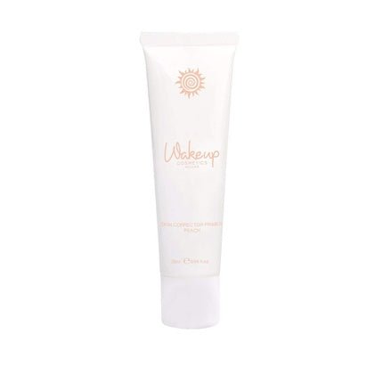 Wakeup Cosmetics Peach Skin Corrector Primer Firming Foundation for Healthy and Radiant Skin 25ml Peach - Maison des fragrances