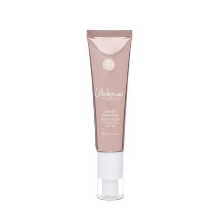 Wakeup Cosmetics Sweet Radiance Liquid Foundation SPF 20 Moisturizing with Radiant Effect Color 02 Natural Rose - Maison des fragrances