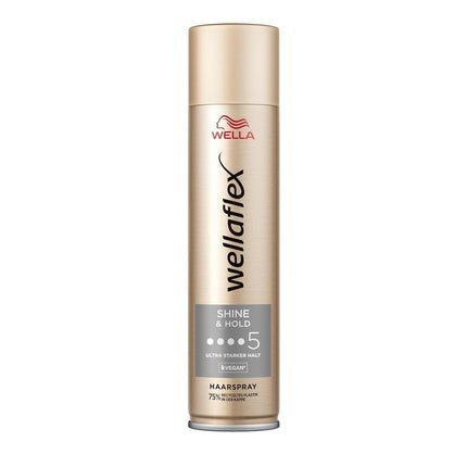 Wellaflex Shine & Hold Hairspray for Women - Up to 48 Hours Ultra Strong Hold - Maison des fragrances