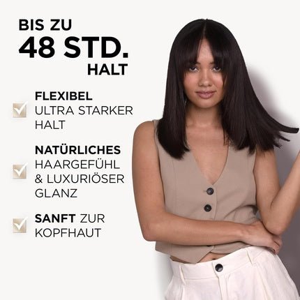 Wellaflex Shine & Hold Hairspray for Women - Up to 48 Hours Ultra Strong Hold - Maison des fragrances