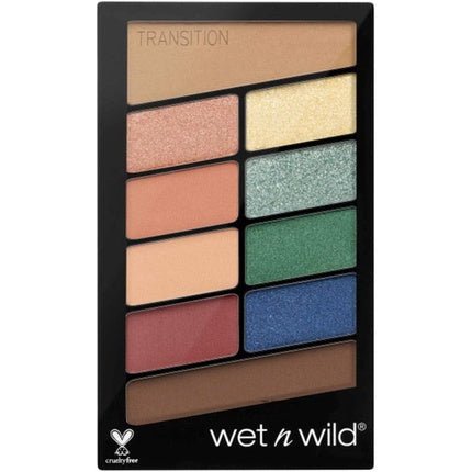 Wet N Wild Color Icon 10 Pan Eyeshadow Palette with 10 Bright Shades - Maison des fragrances