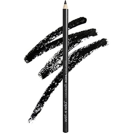 Wet 'n' Wild Color Icon Kohl Eyeliner Pencil for Eye Makeup with Intense and Hyper - pigmented Effect - Baby's Got Black - Maison des fragrances
