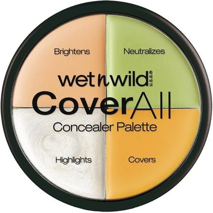 Wet N Wild Coverall Concealer Palette with Lightweight Formula - Maison des fragrances