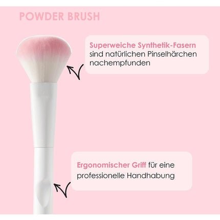 Wet 'N' Wild Large Powder Brush - Plush Brush with Soft Curved Bristles - Maison des fragrances