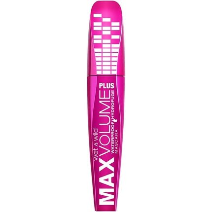 Wet N Wild Max Volume Plus Waterproof Mascara Amp'd Black 1 Piece 30g - Maison des fragrances