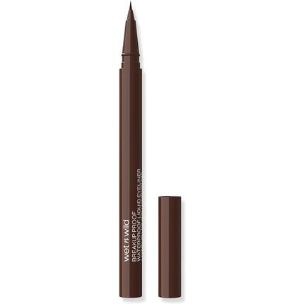 Wet n Wild Mega Last Breakup Proof Liquid Eyeliner Brown Waterproof Smudge - Resistant 16 - Hour Wear - Maison des fragrances