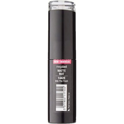 Wet n Wild Megalast Lipstick Long - Lasting Moisturizing Matte Lipstick with Microbeads Natural Extracts Coenzyme Q10 Vitamin A & E Into the Flesh - Maison des fragrances
