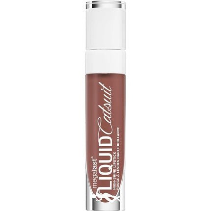 Wet n Wild MegaLast Liquid Catsuit Hi - Shine Lipstick with Hydrating Formula - Cedar Later - Maison des fragrances