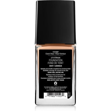Wet n Wild Photo Focus Dewy Moisturizing Foundation in Classic Beige - Vegan 30ml - Maison des fragrances