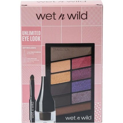 Wet n Wild Ultimate Eye Look Set with Brow Pomade and Color Icon Shadow Palette - V.1 - Maison des fragrances