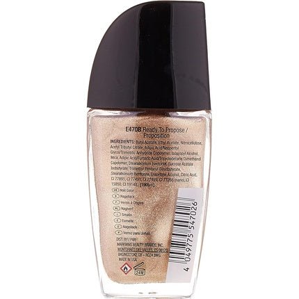 Wet 'n' Wild Wild Shine Nail Color No Formaldehyde Toluene Phthalates Long - lasting Quick - drying Formula Ready to Propose - Maison des fragrances