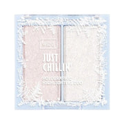 Wibo Just Chillin Holographic Highlighters Duo Face Highlighter Palette 2 6g - Maison des fragrances