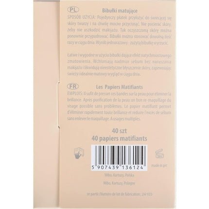 Wibo Oil Absorbing Sheets - Maison des fragrances