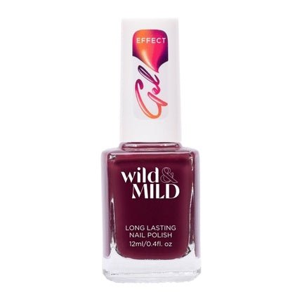 Wild & Mild Gel Effect Burgundy Bouquet Nail Polish 12ml - Maison des fragrances