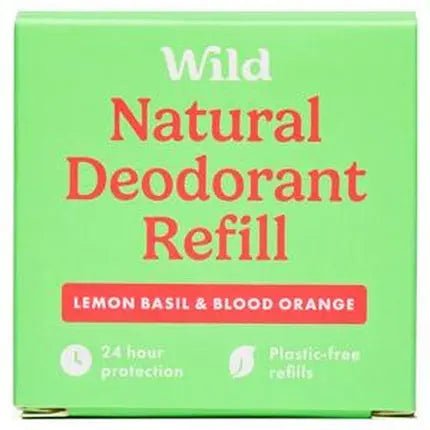 Wild Wild Natural Deodorant Refill Lemon Basil Blood Orange Déodorant (Déo) Mixte 40g - Maison des fragrances