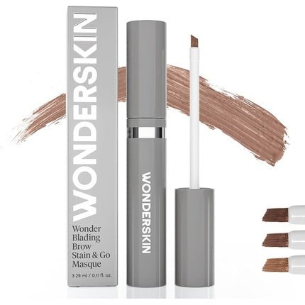 Wonderskin Eyebrow Tint Wonder Blading Brow Stain & Go Masque Long Lasting Transfer Proof Smudge Proof Eyebrow Stain Blonde - Maison des fragrances