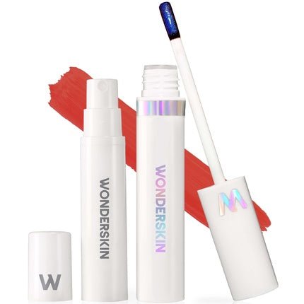 Wonderskin Wonder Blading Lip Stain Kit In Glamorous Classic Red - Maison des fragrances