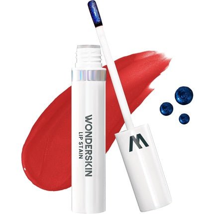Wonderskin Wonder Blading One Step Lip Stain Masque Long Lasting Stain & Go Lip Tint Color Matte Finish Waterproof Formula Hayley Masque - Maison des fragrances