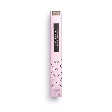 XX Revolution Fauxx Brow Definer Pencil Medium Brown 0.28g - Maison des fragrances