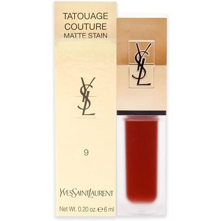 YSL Tatouage Couture Matte Red Lip Stain 9 Grenat No Rules 6ml - Maison des fragrances
