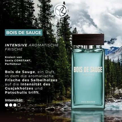 Yves Rocher Bois de Sauge - Eau De Toilette Intense Aromatic Freshness Homme 100ml - Maison des fragrances